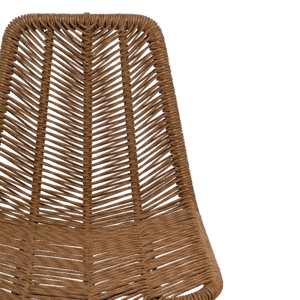 Pack de 2 Sillas Keaton de Polietileno y Acero para Exterior - Diseño Moderno y Duradero, Altura 85 cm - Imagen 5