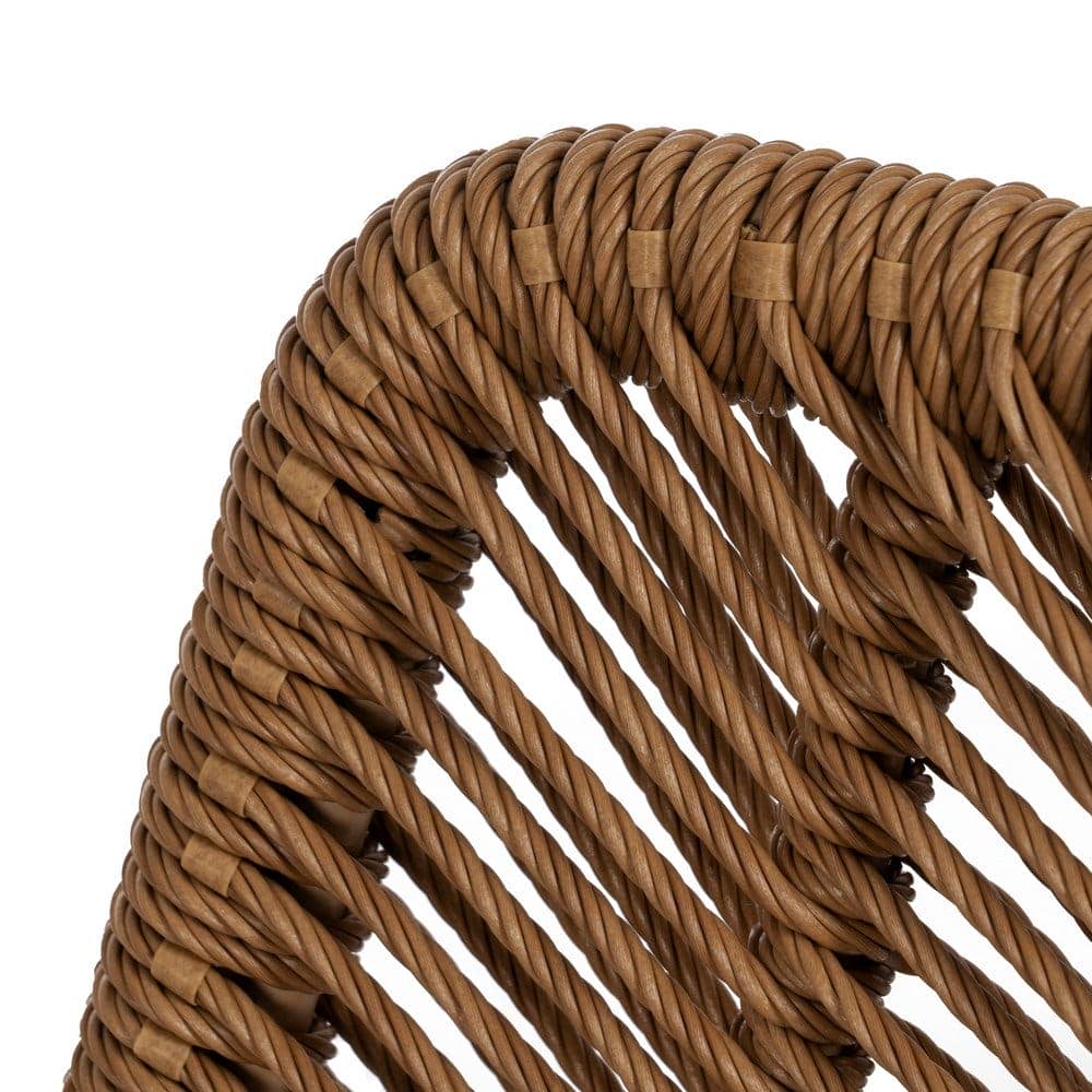 Pack de 2 Sillas Keaton de Polietileno y Acero para Exterior - Diseño Moderno y Duradero, Altura 85 cm - Imagen 7