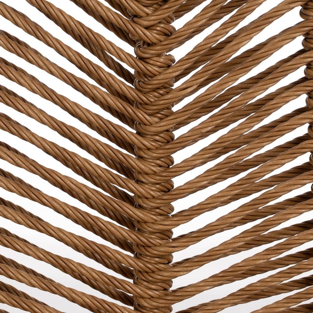 Pack de 2 Sillas de Exterior en Polietileno y Acero 85 cm - Comodidad y Estilo Natural para Jardín y Terraza Preston - Imagen 10