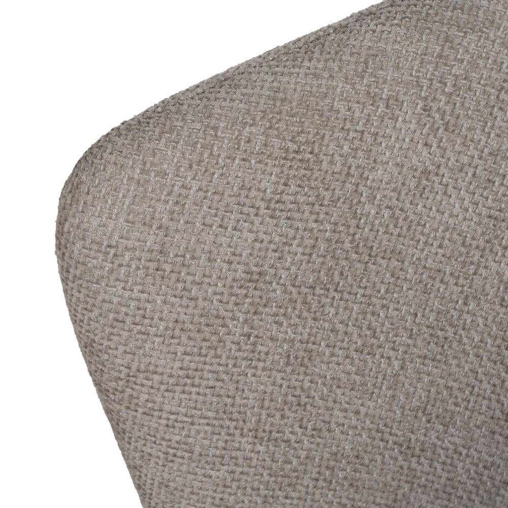 Pack de 2 Sillas Modernas Radley en Gris de Poliester con Base Metálica - Diseño Ergonómico y Confort Superior 80 cm - Imagen 7