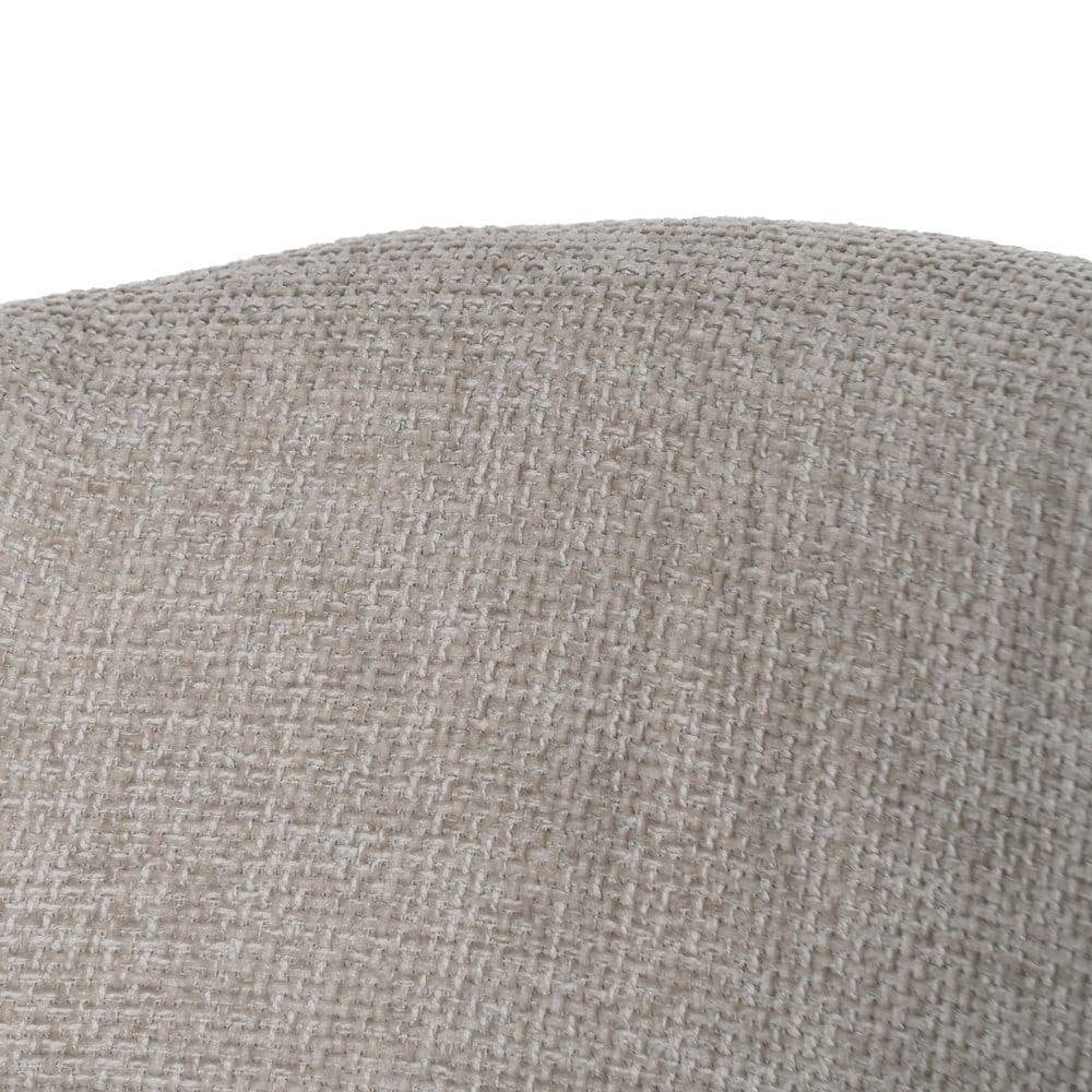 Pack de 2 Sillas Drennan Gris Tejido con Patas de Hierro - Diseño Moderno y Confort Ergonomico (79 cm) - Ideal para Comedor y Despacho, Sin Montaje, Resistencia 140 kg - Imagen 6