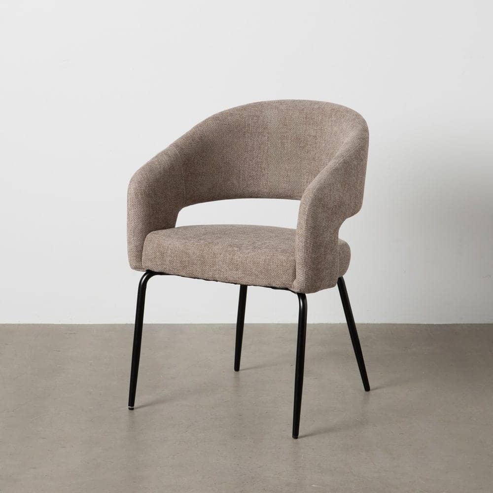 Pack de 2 Sillas Ivenel Gris Tejido con Patas de Hierro - Diseño Contemporáneo y Comodidad Ergonomica para Comedores y Oficinas - Imagen 15