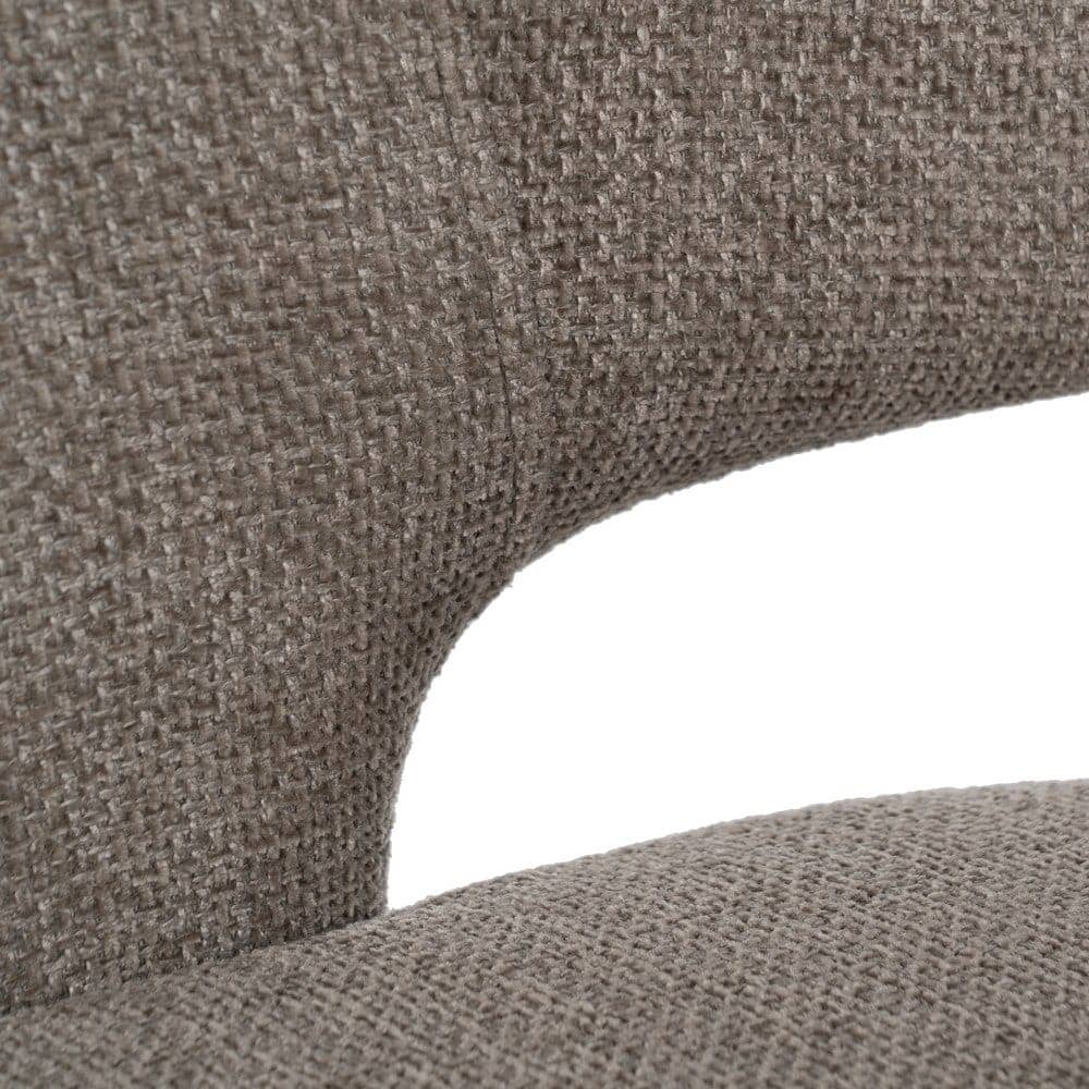 Pack de 2 Sillas Ivenel Gris Tejido con Patas de Hierro - Diseño Contemporáneo y Comodidad Ergonomica para Comedores y Oficinas - Imagen 9