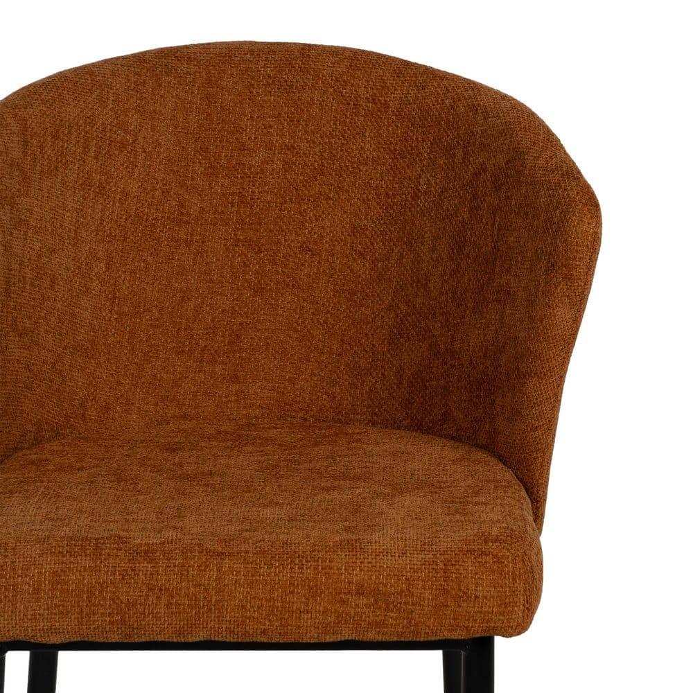 Pack de 2 Sillas Denver Marrón de Diseño Funcional con Estructura Metálica - Comodidad y Estilo para tu Hogar (80 cm) - Imagen 5