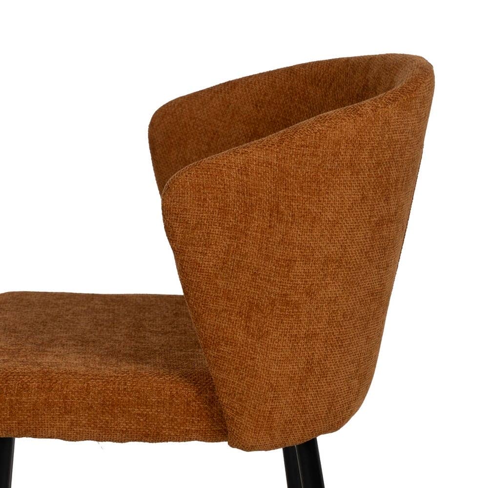 Pack de 2 Sillas Denver Marrón de Diseño Funcional con Estructura Metálica - Comodidad y Estilo para tu Hogar (80 cm) - Imagen 7