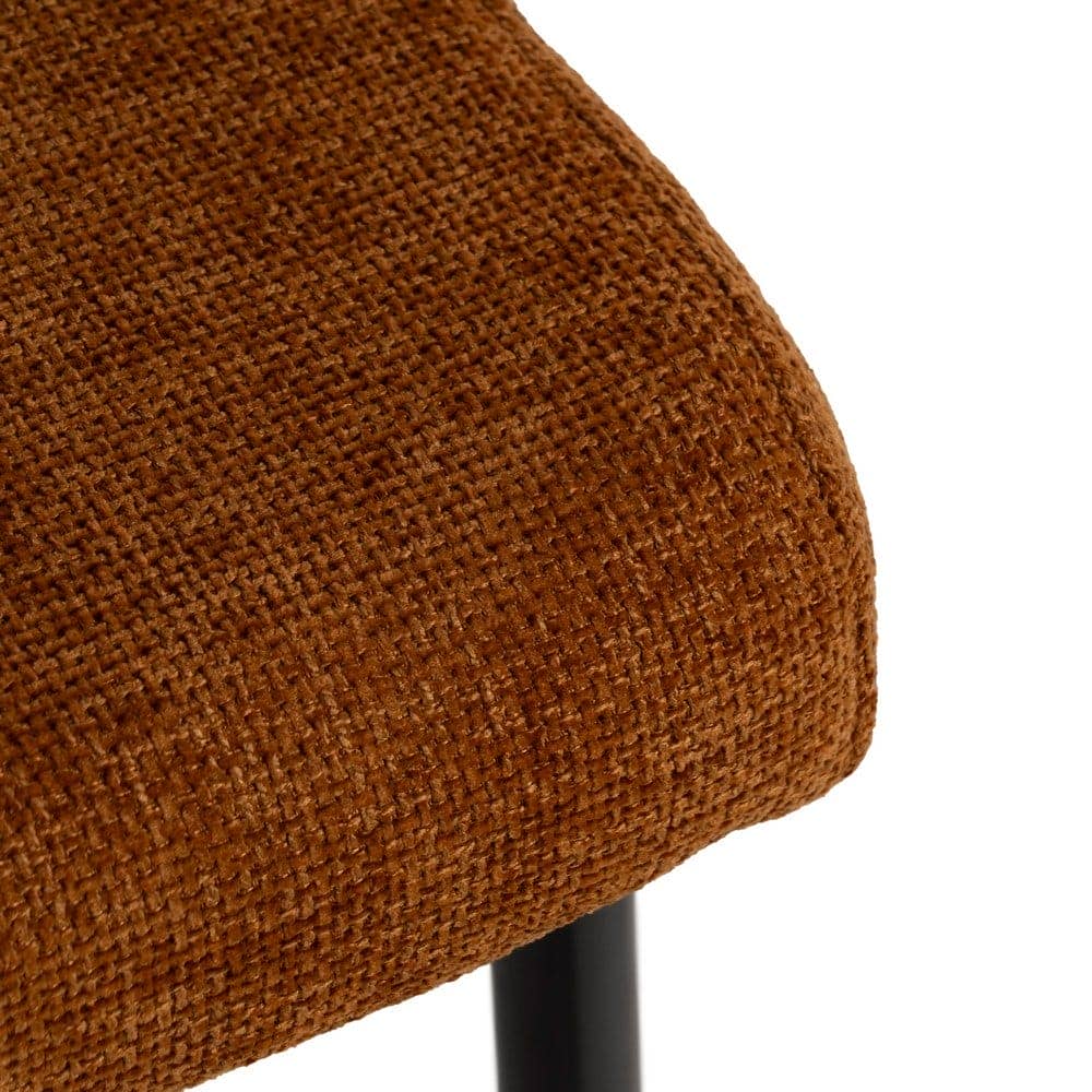 Pack de 2 Sillas Denver Marrón de Diseño Funcional con Estructura Metálica - Comodidad y Estilo para tu Hogar (80 cm) - Imagen 9