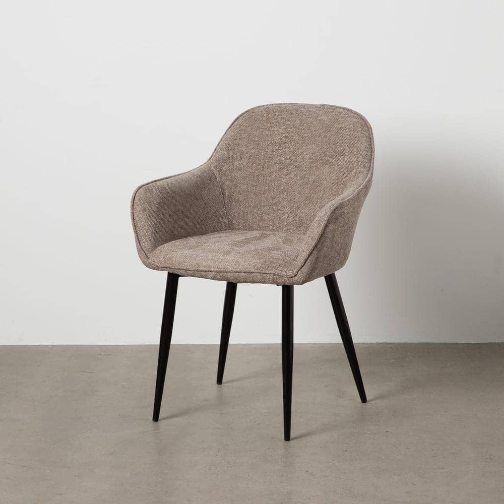 Pack de 2 Sillas Modernas Taupe con Estructura Metálica - Diseño Ergonómico y Confort Excepcional 83 cm Milton - Imagen 12