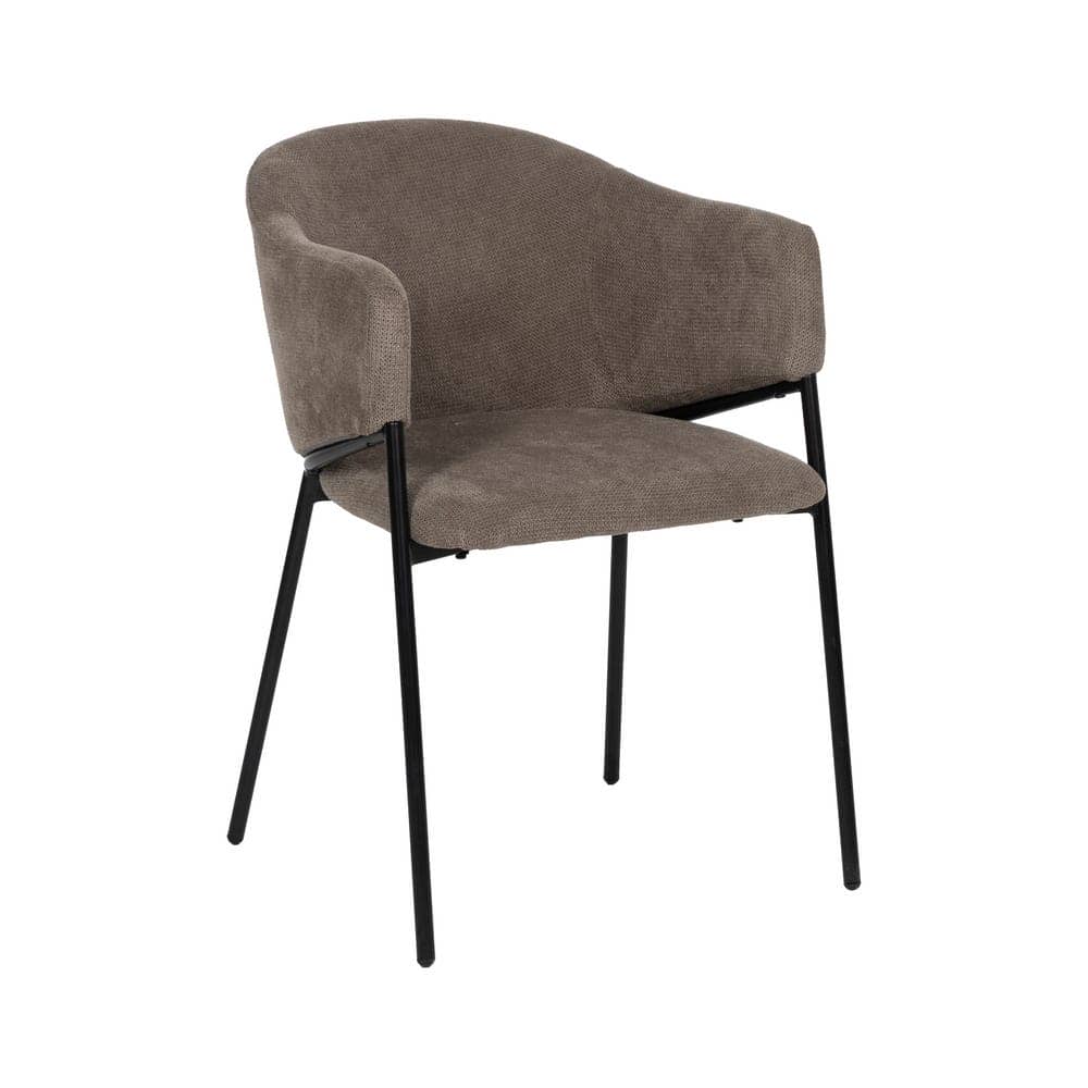 Pack de 2 Sillas Quincy Taupe con Patas de Metal - Diseño Moderno y Confortable 78 cm, Ideal para Hogar y Negocios - Imagen 2