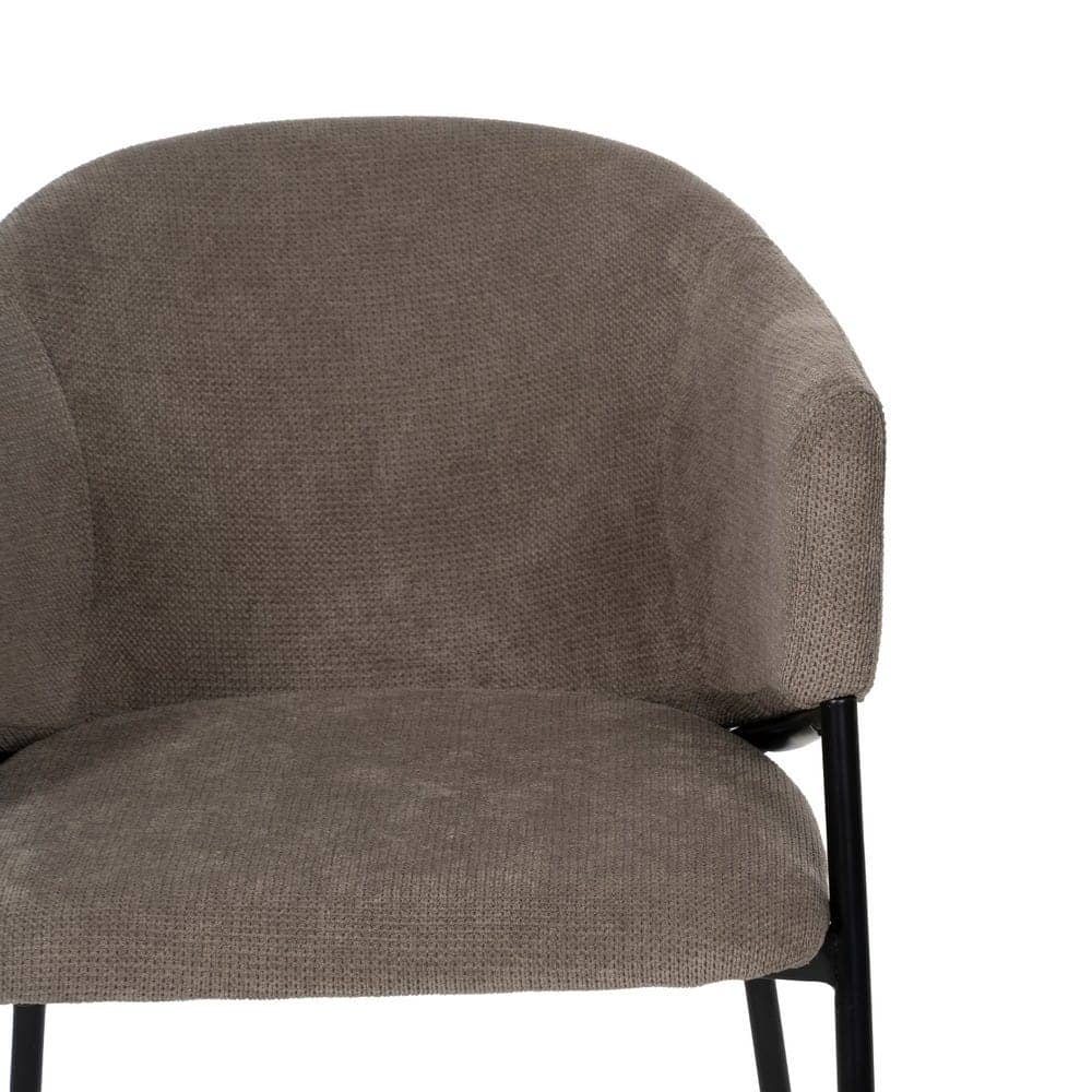 Pack de 2 Sillas Quincy Taupe con Patas de Metal - Diseño Moderno y Confortable 78 cm, Ideal para Hogar y Negocios - Imagen 5