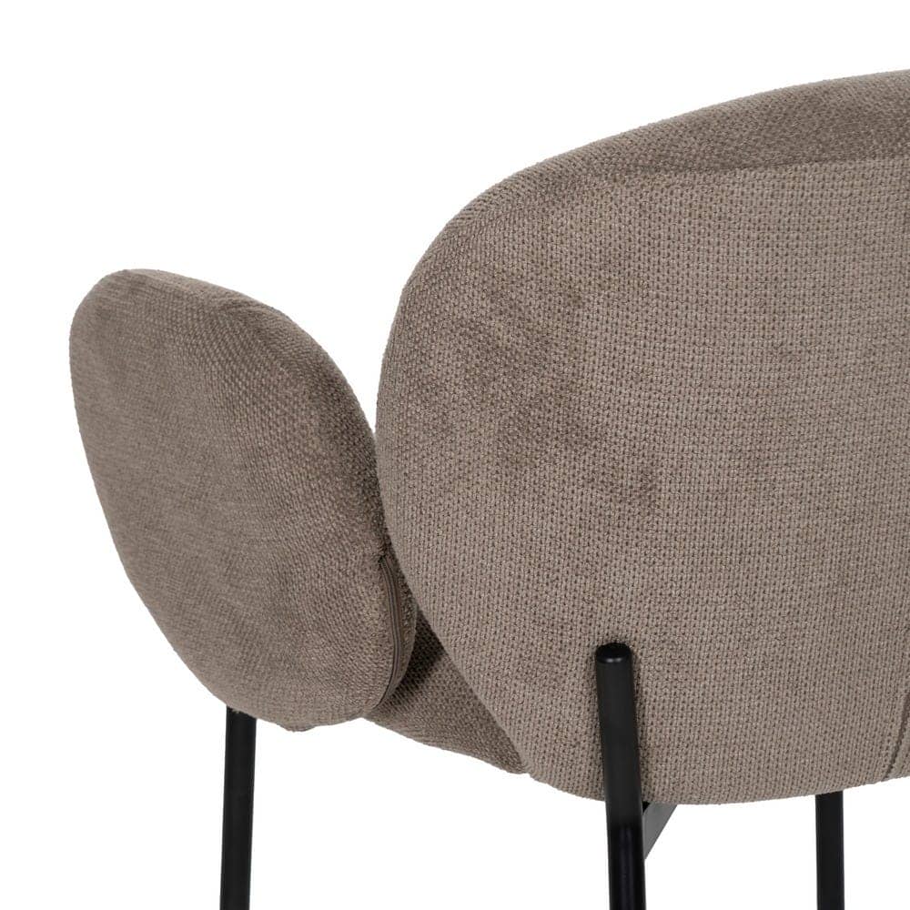 Pack de 2 Sillas Elias Taupe con Patas de Metal - Diseño Elegante y Confortable para Hogar y Oficina (79 cm) - Imagen 10
