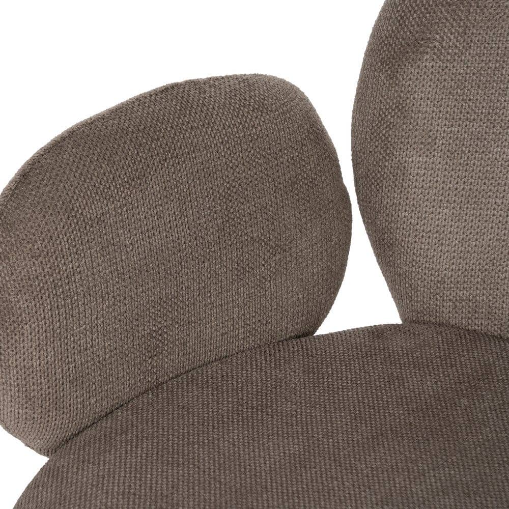 Pack de 2 Sillas Elias Taupe con Patas de Metal - Diseño Elegante y Confortable para Hogar y Oficina (79 cm) - Imagen 8