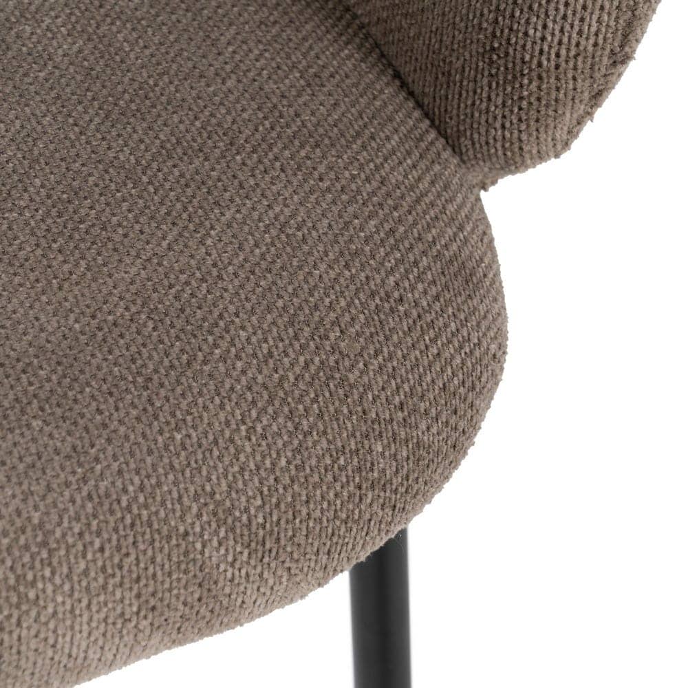 Pack de 2 Sillas Elias Taupe con Patas de Metal - Diseño Elegante y Confortable para Hogar y Oficina (79 cm) - Imagen 9