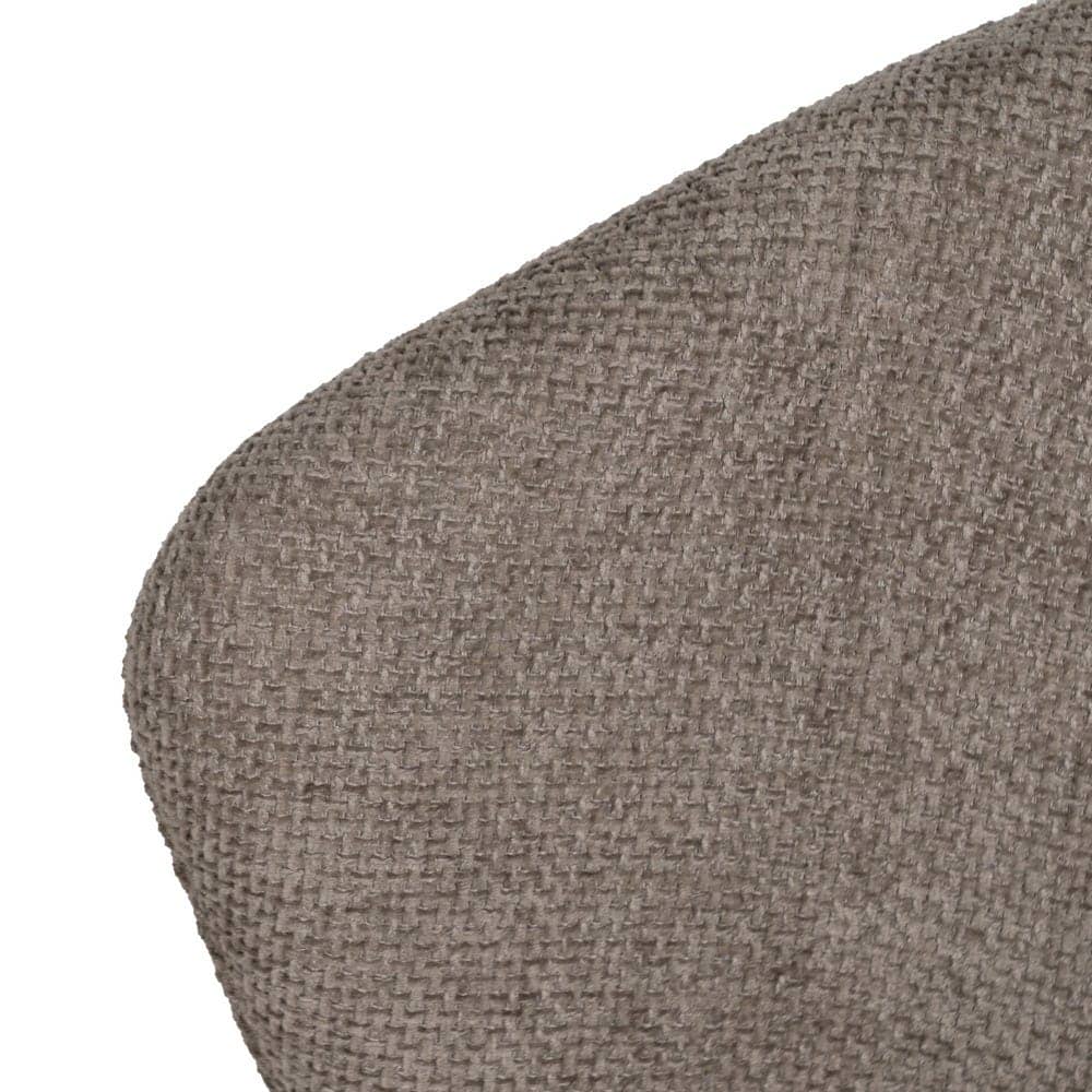 Pack de 2 Sillas Taupe de Poliester con Estructura Metálica - Diseño Moderno y Confort Ergonomico para Comedor y Oficina - Crosby 80 cm - Imagen 7