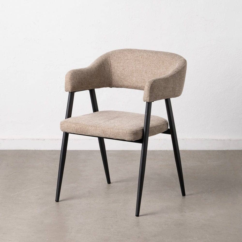Pack de 2 Sillas Jonas Taupe de Tela con Patas de Metal - Diseño Moderno y Ergonómico para tu Hogar - Imagen 12