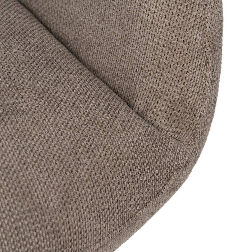 Pack de 2 Sillas Giratorias Taupe Kendrick con Patas de Metal - Confort y Diseño Contemporáneo - Imagen 7