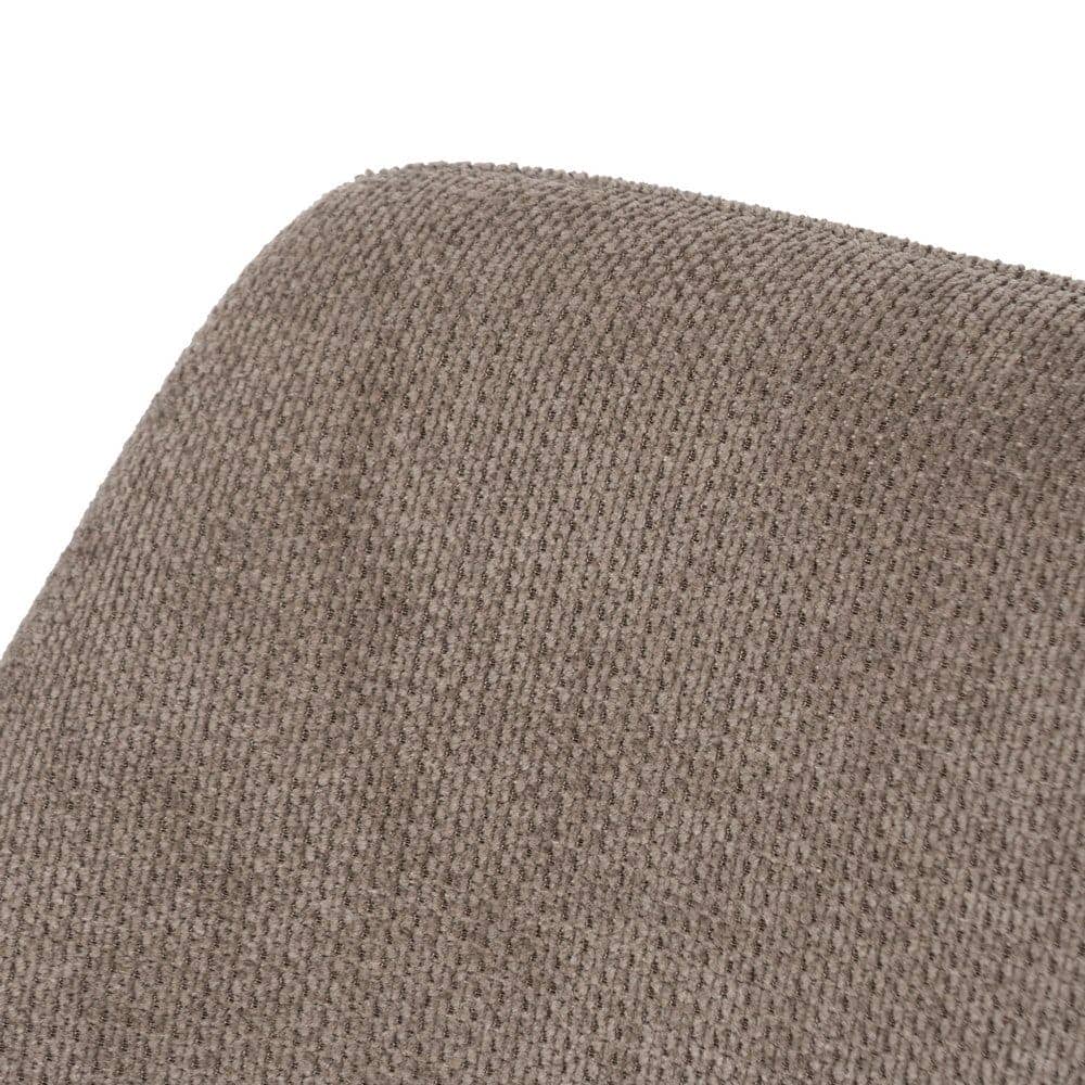 Pack de 2 Sillas Giratorias Taupe Abram con Patas de Metal - Diseño Moderno y Confortable, Altura de Asiento 48 cm, Soporta hasta 100 kg - Imagen 7