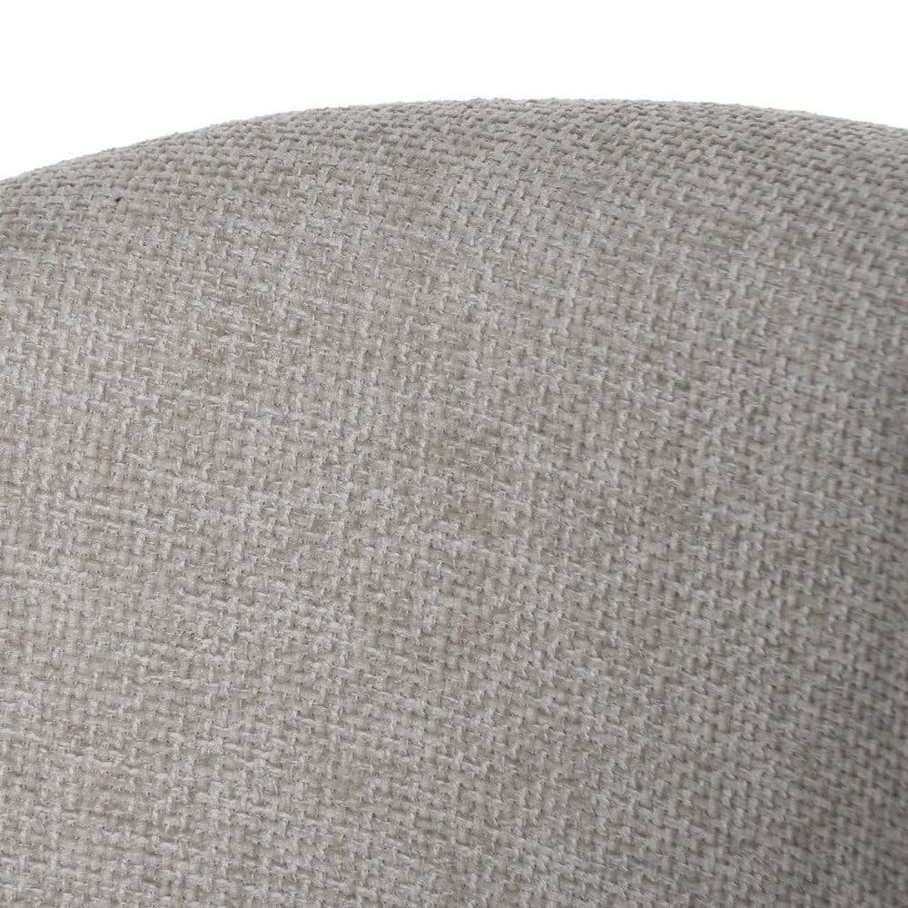 Pack de 2 Sillas Ivenel Taupe con Tejido Elegante y Patas de Hierro - Comodidad y Estilo para tu Hogar - Imagen 8