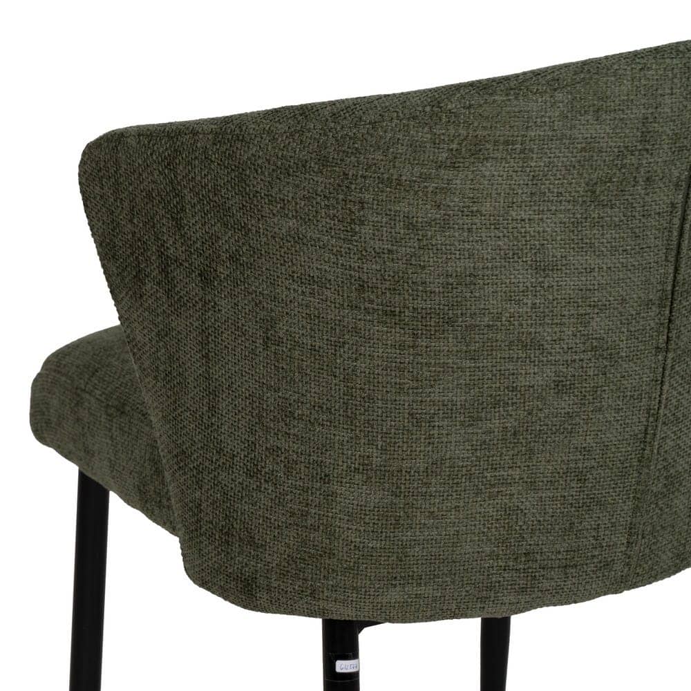 Pack de 2 Sillas Radley Verde con Tejido Resistente y Patas Metálicas - Diseño Ergonómico y Sin Montaje, 80 cm, Ideal para Comedores y Espacios Modernos - Imagen 10