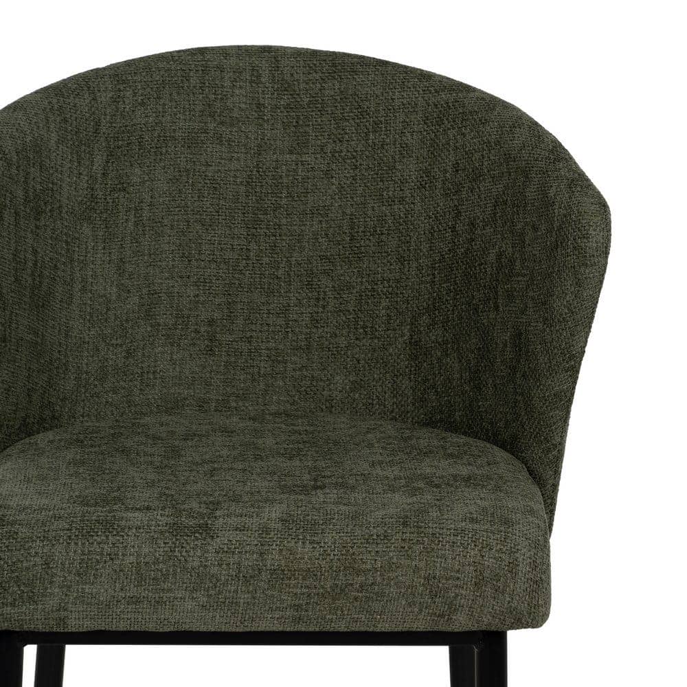 Pack de 2 Sillas Radley Verde con Tejido Resistente y Patas Metálicas - Diseño Ergonómico y Sin Montaje, 80 cm, Ideal para Comedores y Espacios Modernos - Imagen 5