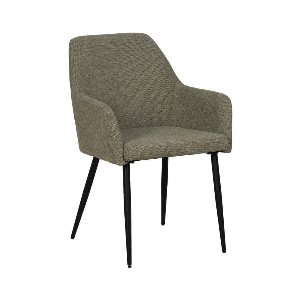 Pack de 2 Sillas Garvyn Verde de Tejido y Metal - Diseño Moderno y Ergonómico para Espacios Contract y Domésticos, Soporta 120 kg, 88 cm de Altura - Imagen 2
