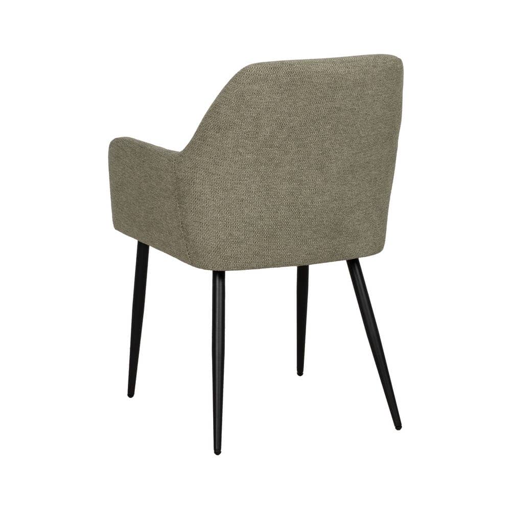 Pack de 2 Sillas Garvyn Verde de Tejido y Metal - Diseño Moderno y Ergonómico para Espacios Contract y Domésticos, Soporta 120 kg, 88 cm de Altura - Imagen 4