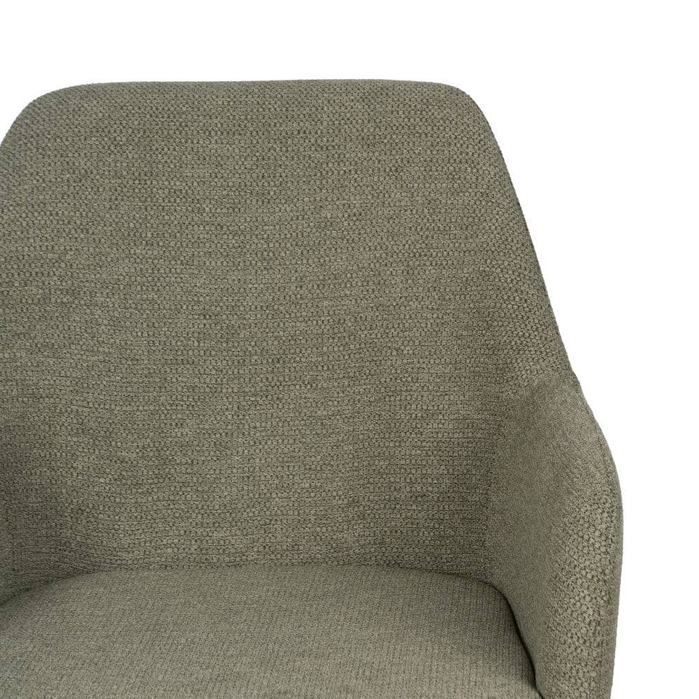 Pack de 2 Sillas Garvyn Verde de Tejido y Metal - Diseño Moderno y Ergonómico para Espacios Contract y Domésticos, Soporta 120 kg, 88 cm de Altura - Imagen 5