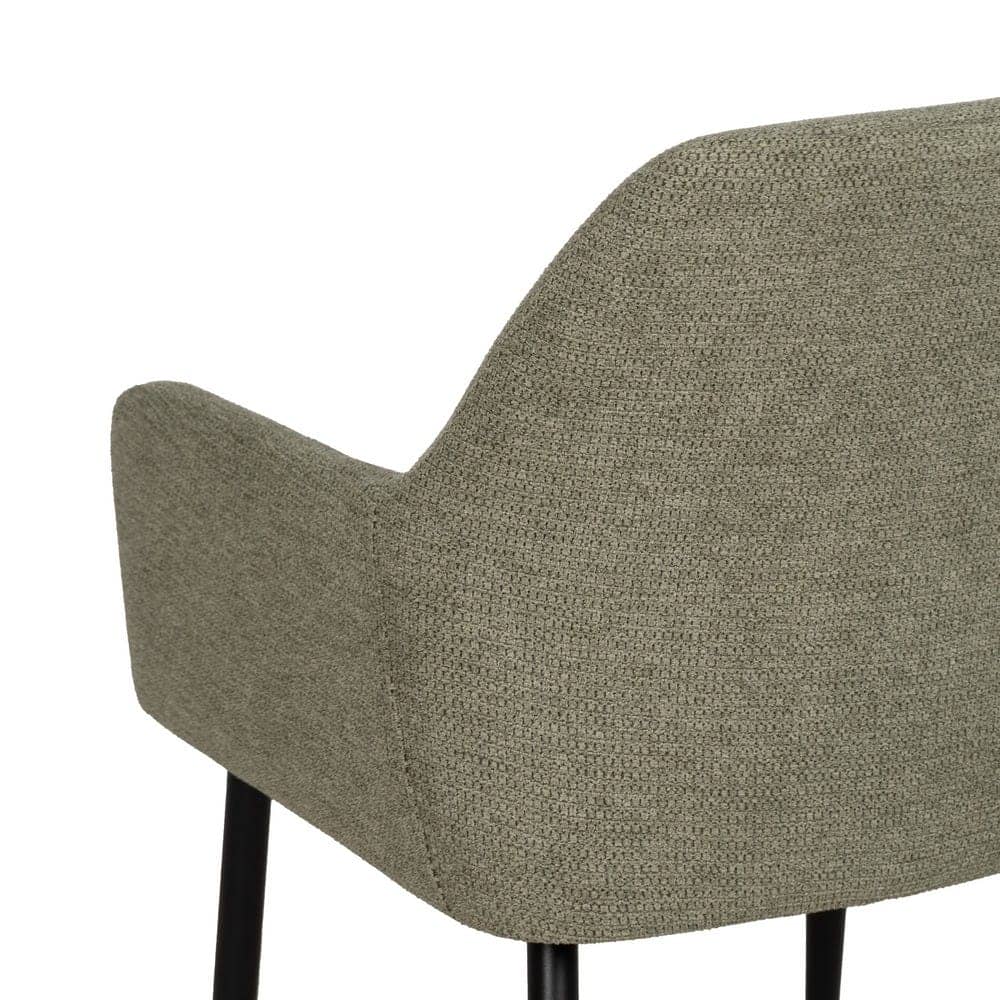 Pack de 2 Sillas Garvyn Verde de Tejido y Metal - Diseño Moderno y Ergonómico para Espacios Contract y Domésticos, Soporta 120 kg, 88 cm de Altura - Imagen 9