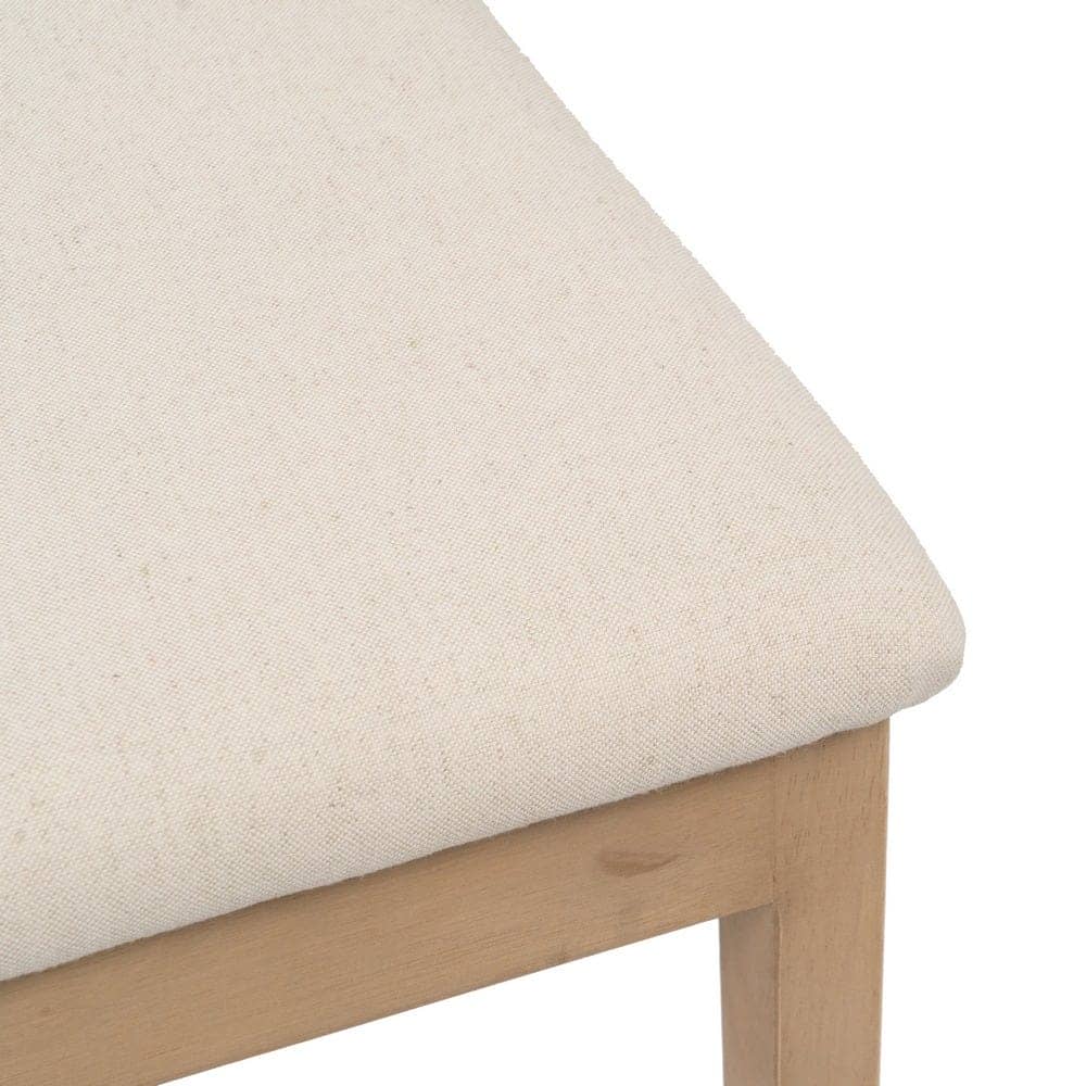 Pack de 2 Sillas Callum Beige de Madera y Tela - Diseño Moderno y Confort Ergonomico (81 cm) - Imagen 7