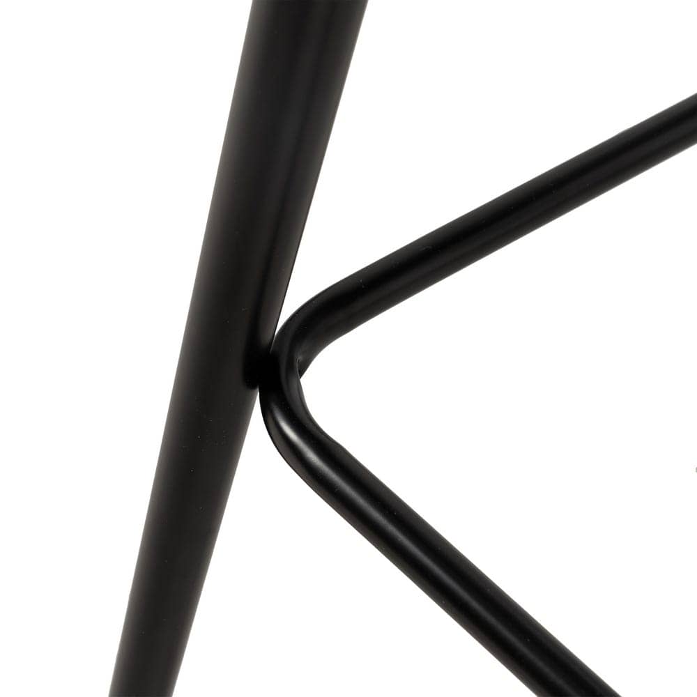 Pack de 2 Taburetes Azules de Tejido y Metal con Detalles Dorados - Altura 105 cm, Ideal para Barras y Mesas Altas, Comodidad y Estilo Moderno - Imagen 12