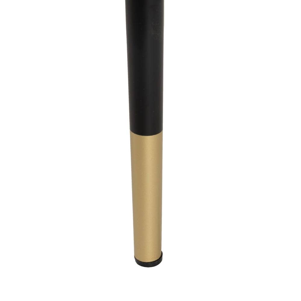 Pack de 2 Taburetes Rosa de Tejido Suave y Metal con Detalles Dorados - Altura 105 cm para Barras y Mesas Altas - Imagen 13