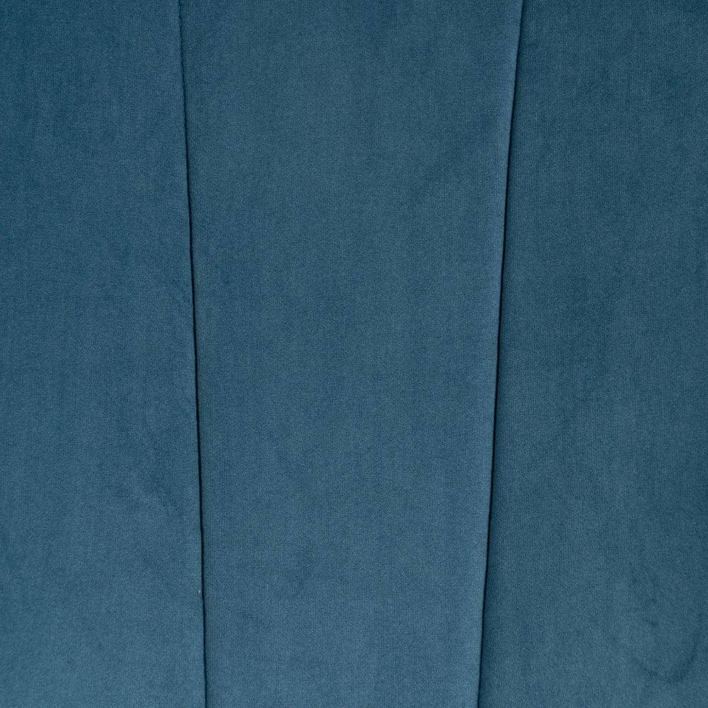 Pack de 2 Taburetes de Terciopelo Azul con Patas de Metal - Elegancia y Comodidad para Barras y Mesas Altas, 98 cm de Altura - Imagen 10