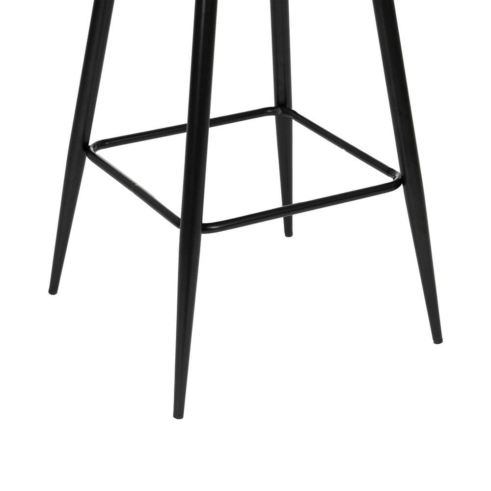 Pack de 2 Taburetes Terracota con Patas de Hierro - Diseño Moderno y Cómodo para Cocinas y Bares Altos - Imagen 11