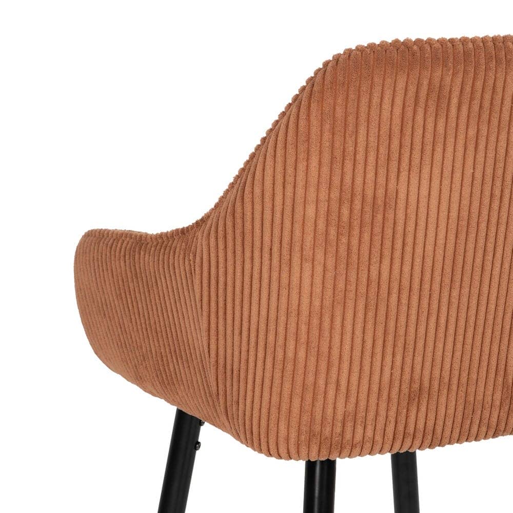 Pack de 2 Taburetes Terracota con Patas de Hierro - Diseño Moderno y Cómodo para Cocinas y Bares Altos - Imagen 9