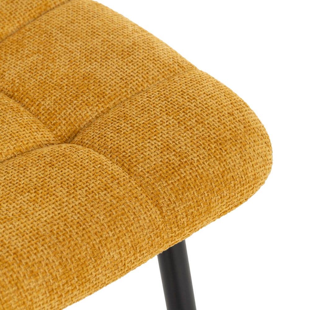 Pack de 4 Sillas Amarillas Magnus con Patas de Metal - Diseño Moderno y Confort Ergonomico para Ambientes Contract y Domésticos - Imagen 7