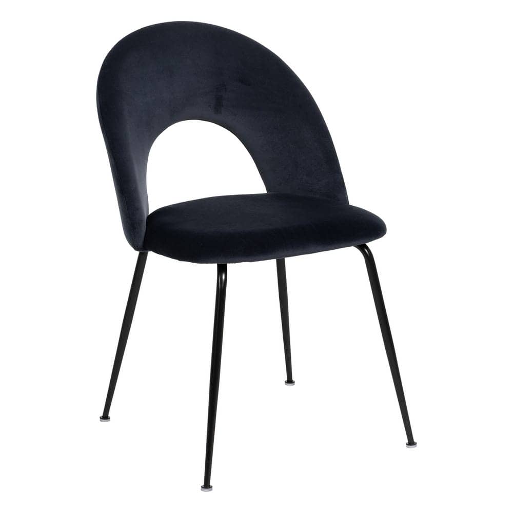 Pack de 4 Sillas Baylor Azul de Tejido y Metal - Diseño Moderno, Confort y Durabilidad para Hogar y Comercio - Imagen 2