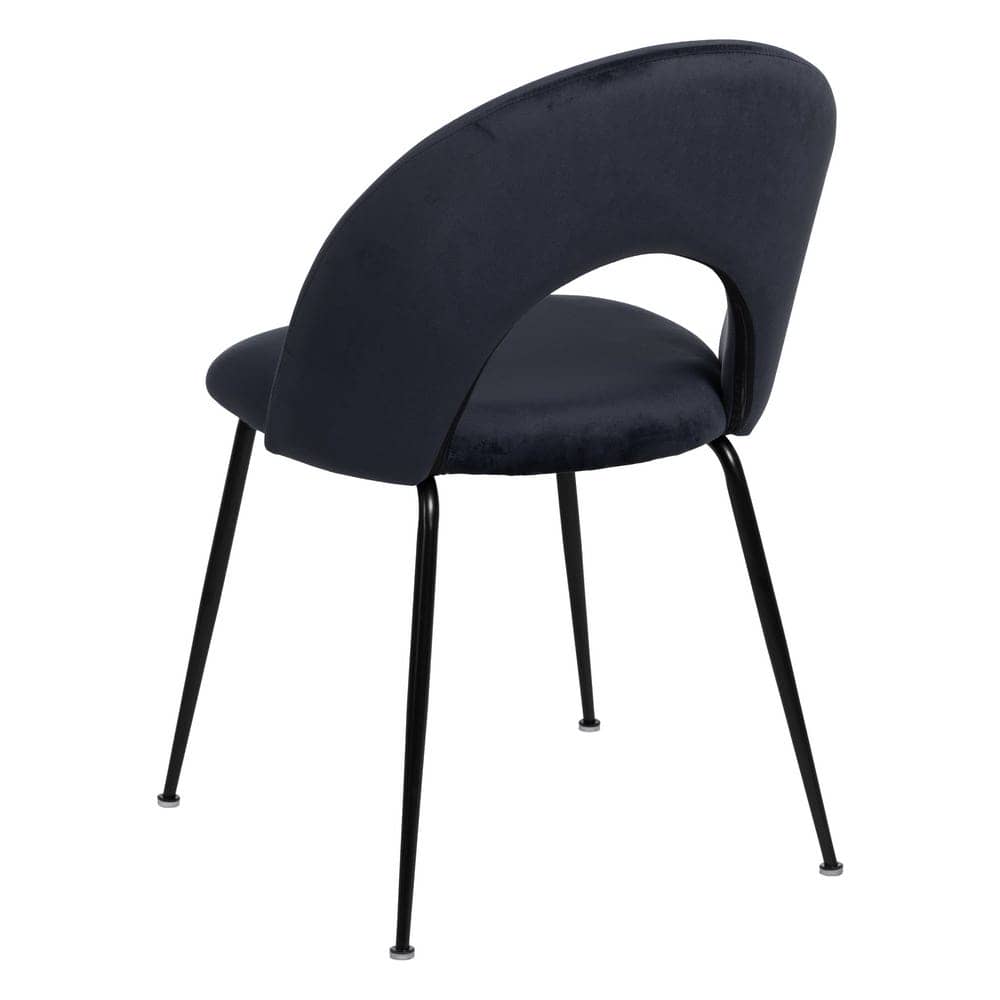 Pack de 4 Sillas Baylor Azul de Tejido y Metal - Diseño Moderno, Confort y Durabilidad para Hogar y Comercio - Imagen 4
