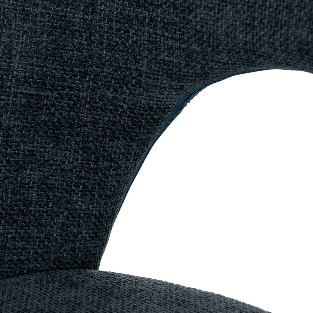Pack de 4 Sillas Modernas Azul con Respaldo Curvado y Estructura Metálica - Comodidad y Estilo para Comedores y Espacios Elegantes 81 cm Heath - Imagen 8