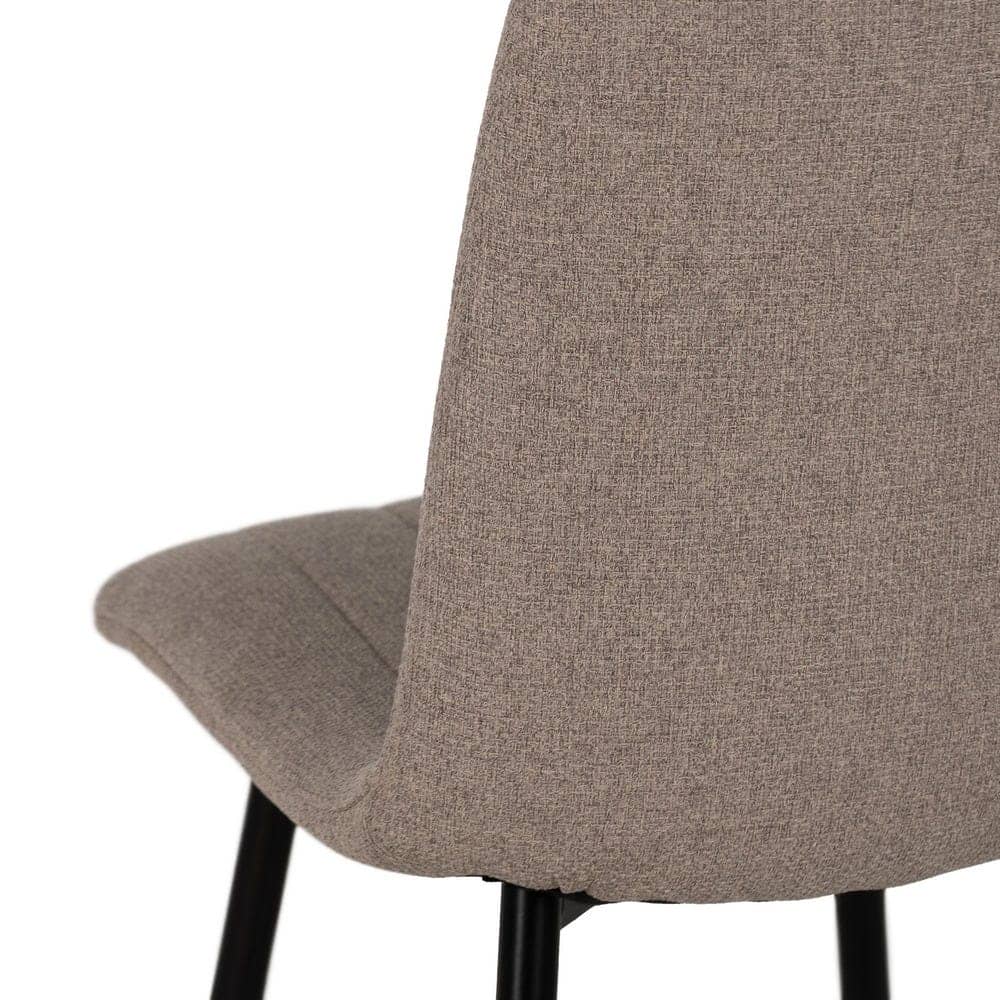 Pack de 4 Sillas Beige Thalric de Tejido y Metal para Salón - Diseño Elegante y Confort Ergonomico - Imagen 10