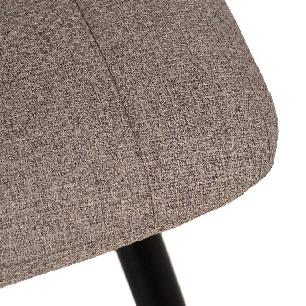 Pack de 4 Sillas Beige Thalric de Tejido y Metal para Salón - Diseño Elegante y Confort Ergonomico - Imagen 8