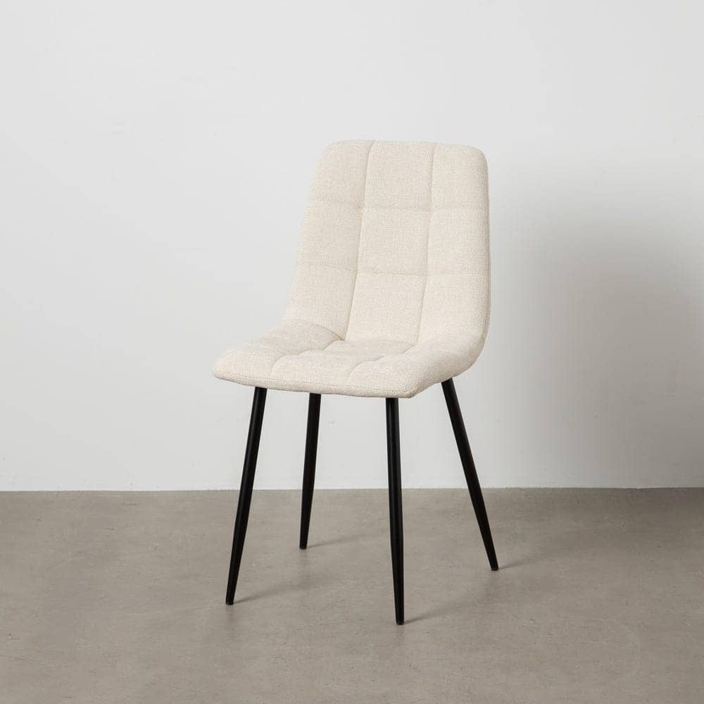Pack de 4 Sillas Modernas Blancas Magnus con Patas Metálicas Negras - Diseño Ergonómico y Compacto para Espacios Contract - Imagen 11