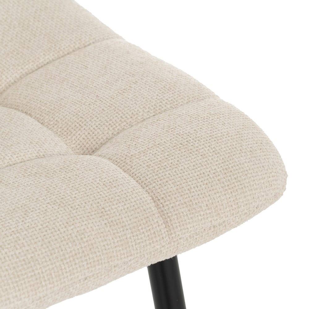Pack de 4 Sillas Modernas Blancas Magnus con Patas Metálicas Negras - Diseño Ergonómico y Compacto para Espacios Contract - Imagen 7