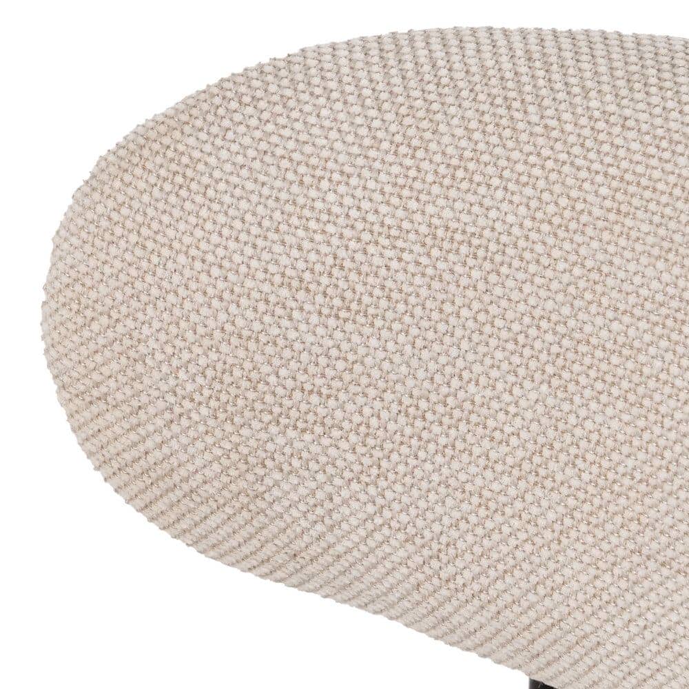 Pack de 4 Sillas Crema Simon con Tapizado Ergonómico y Estructura Metálica - Diseño Moderno para Comedor y Sala de Reuniones 73,5 cm - Imagen 7