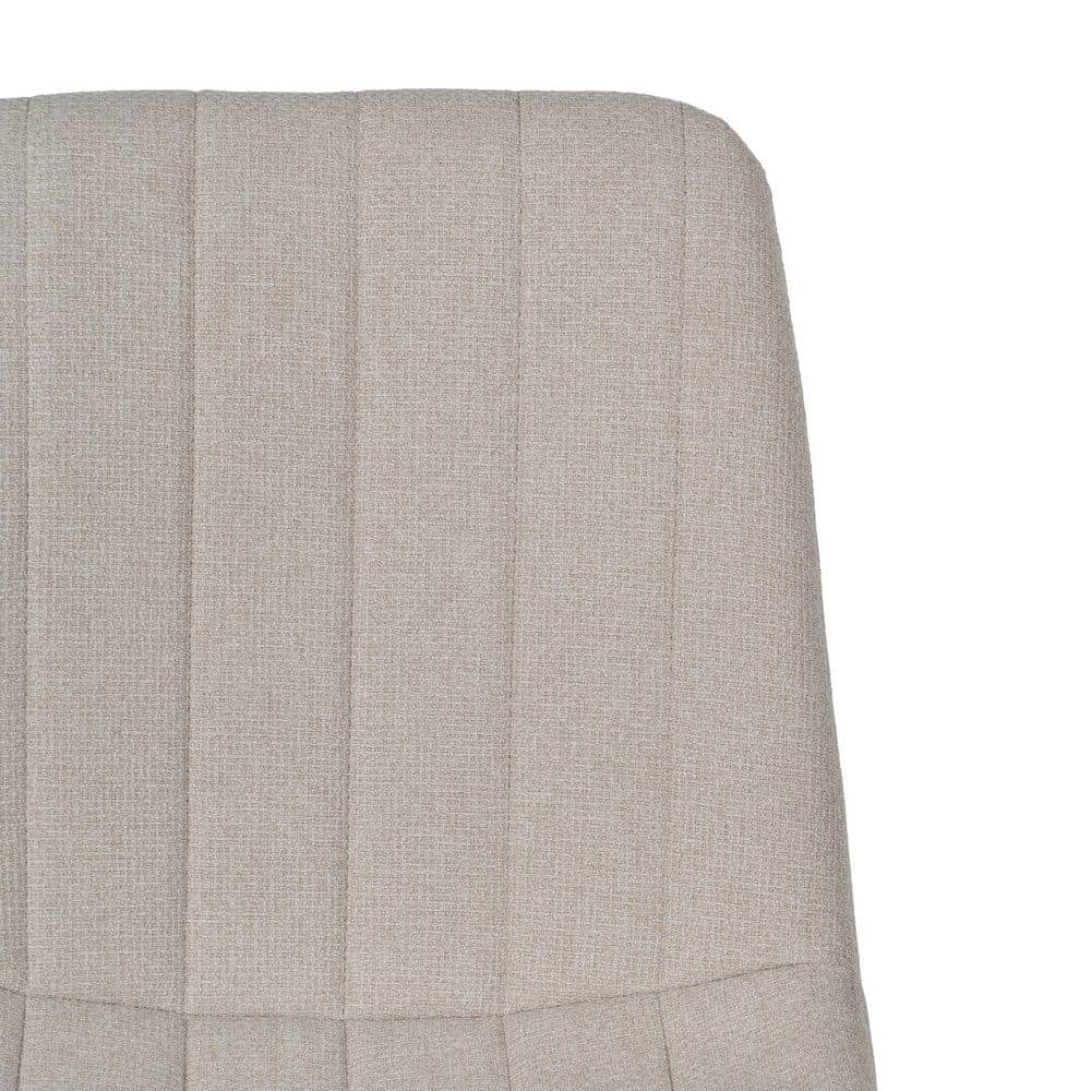 Pack de 4 Sillas Crema Thalric de Tejido y Metal para Salón - Diseño Moderno y Confort Óptimo 88 cm - Imagen 5