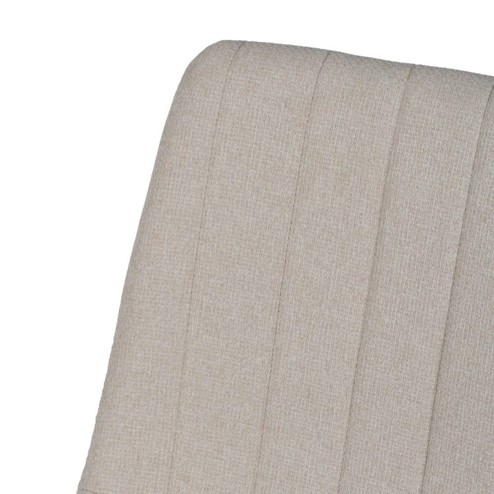 Pack de 4 Sillas Crema Thalric de Tejido y Metal para Salón - Diseño Moderno y Confort Óptimo 88 cm - Imagen 6