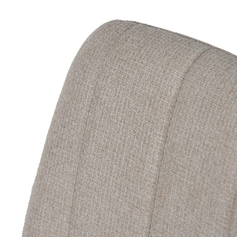 Pack de 4 Sillas Crema Thalric de Tejido y Metal para Salón - Diseño Moderno y Confort Óptimo 88 cm - Imagen 7
