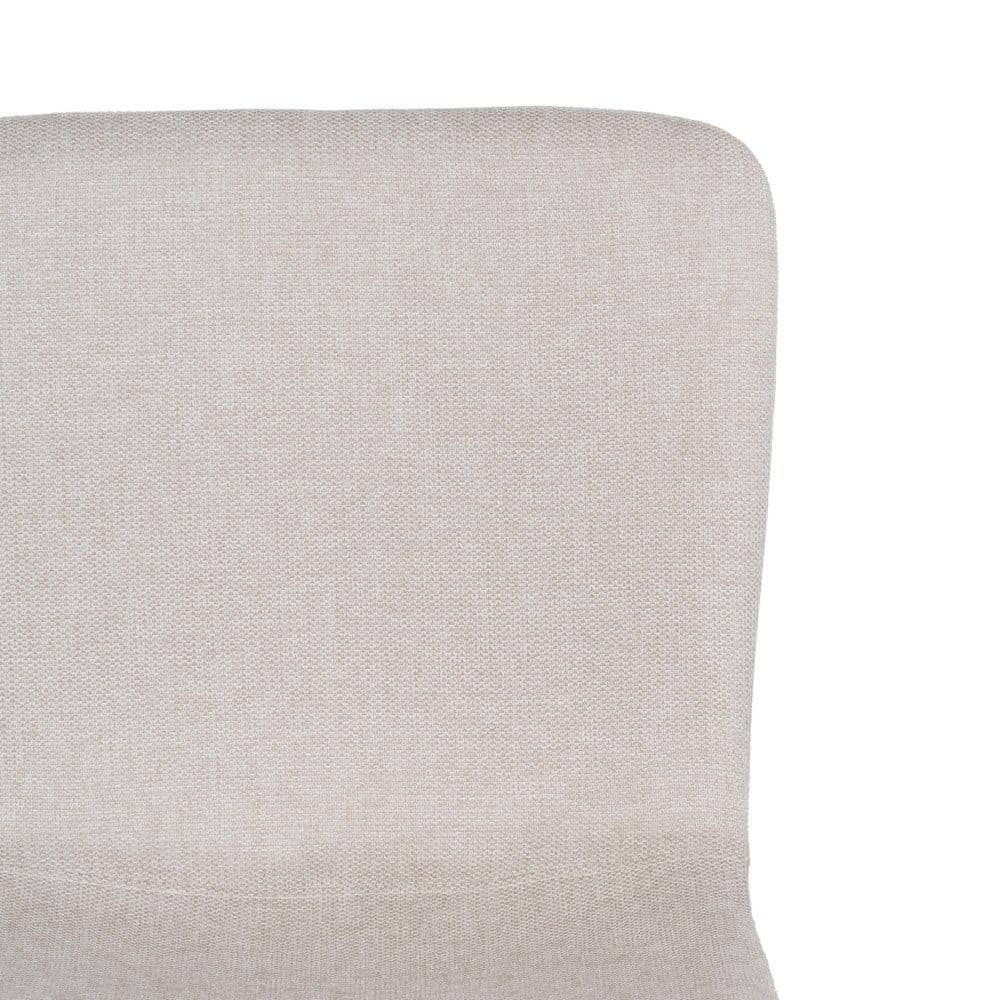 Pack de 4 Sillas Modernas Carson en Tela Crema y Patas de Metal - Diseño Elegante y Ergonómico para Comedores y Salas de Reuniones - Imagen 5