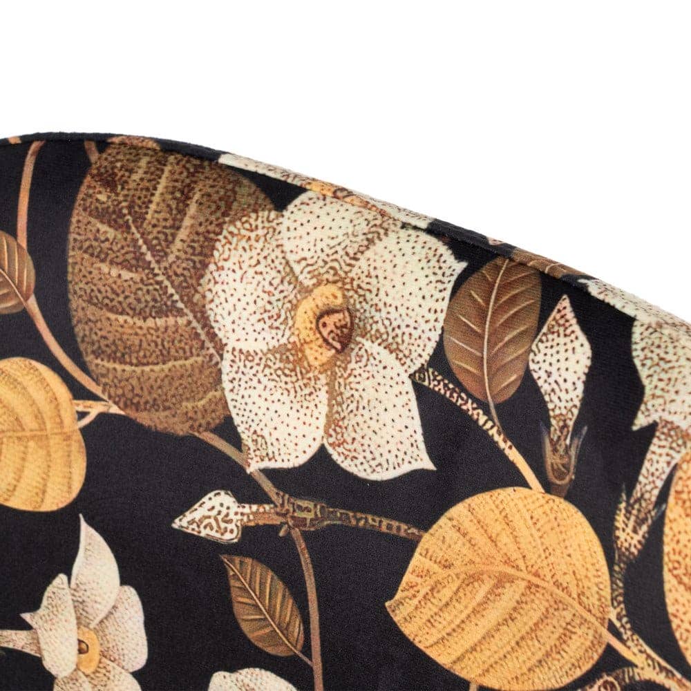 Pack de 4 Sillas Jasper de MDF y Metal con Estampado Floral - Elegancia y Confort para tu Hogar - Imagen 7