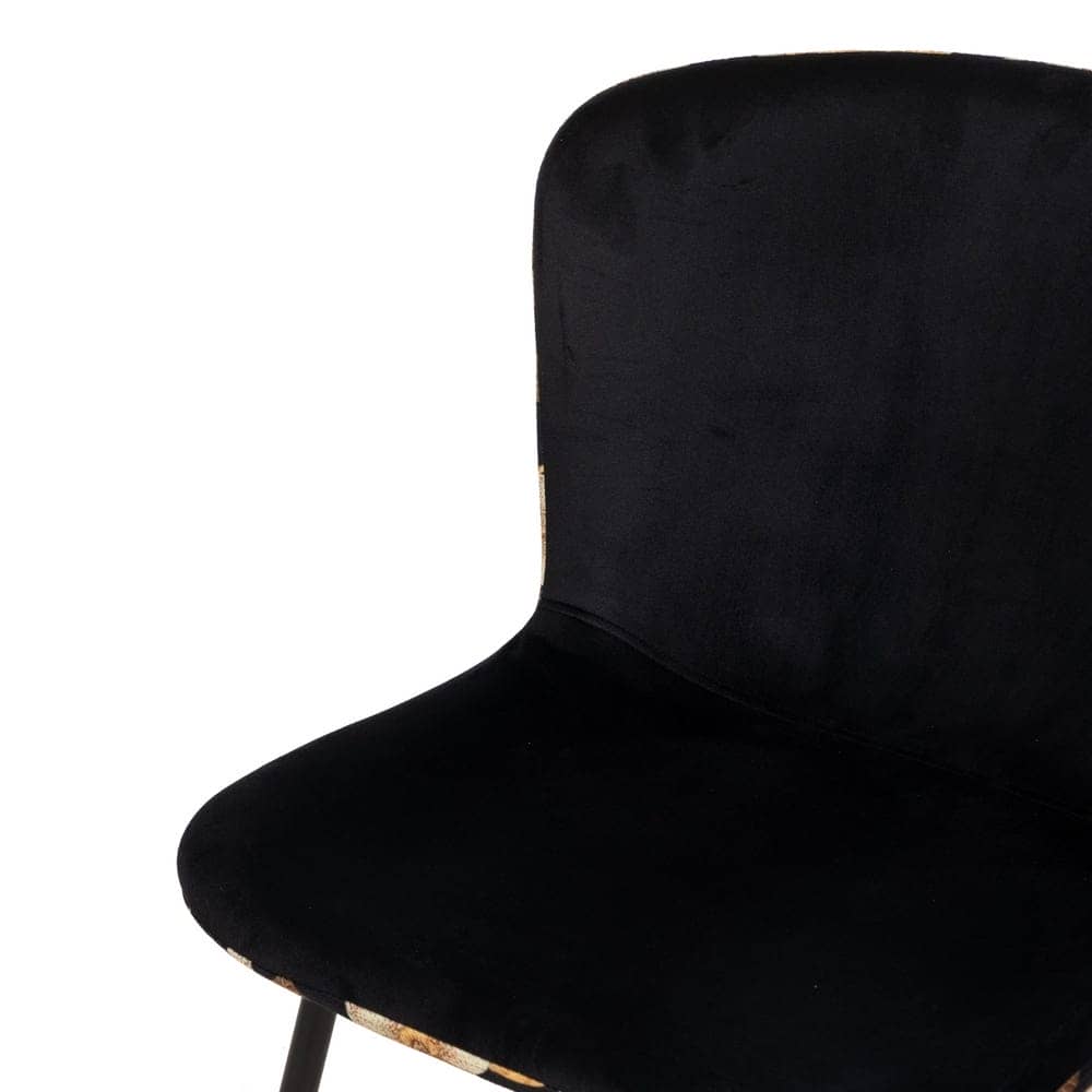 Pack de 4 Sillas Troy de MDF y Metal con Estampado Floral - Diseño Moderno y Confort Ergonomico para Comedores y Salas de Estar - Imagen 6