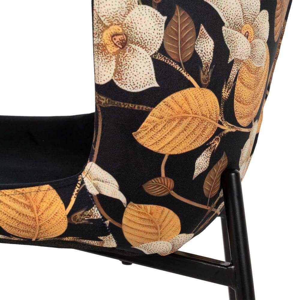 Pack de 4 Sillas Troy de MDF y Metal con Estampado Floral - Diseño Moderno y Confort Ergonomico para Comedores y Salas de Estar - Imagen 9