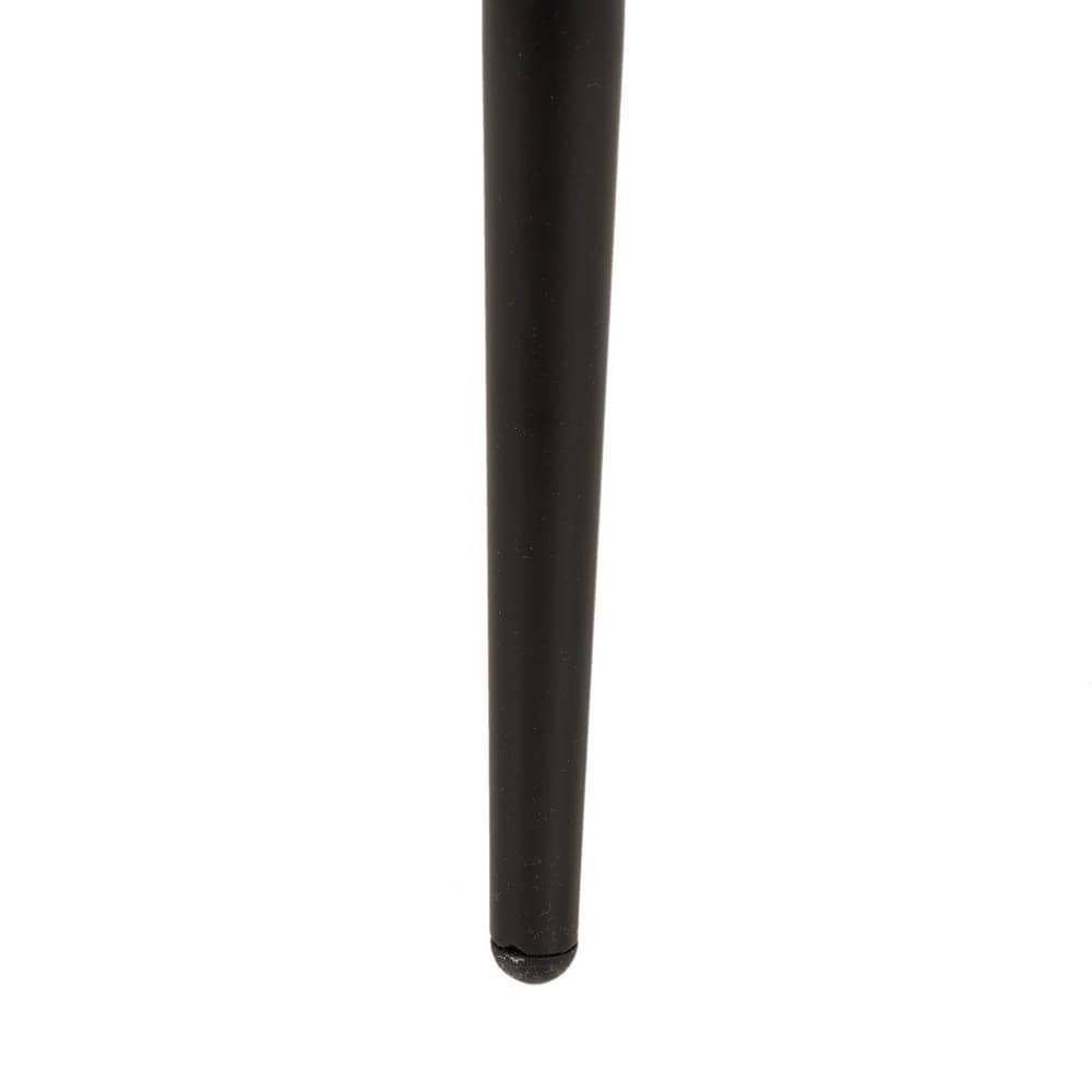 Pack de 4 Sillas Reed de MDF y Metal - Diseño Moderno y Confortable con Asiento de Tejido Negro - Imagen 12
